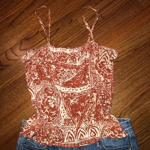 Boho tank top size S